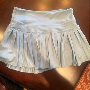 Light Blue Gold Hinge Skirt